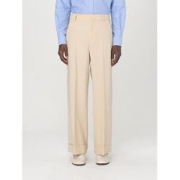 Valentino Pantalone classico in lana vergine Panna Taglia 50