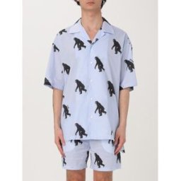 Moschino Camicia in cotone stampato Blue Taglia M