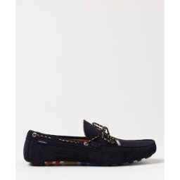 Paul Smith Mocassino in camoscio Blue Taglia 43