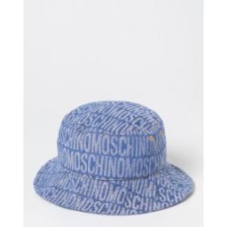 Moschino Cappello in misto cotone Denim Taglia M