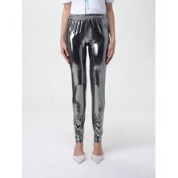 Vivienne Westwood Leggings in tessuto stretch metallizzato Nero Taglia M