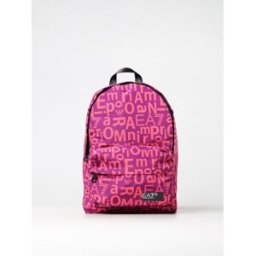 Ea7 Zaino in nylon con logo all over Fuxia Taglia OS