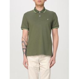 Brooksfield Polo basic in misto cotone Militare Taglia 54