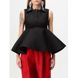 Jacquemus Top in misto cotone Nero Taglia 38