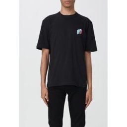 Paul Smith T-shirt in cotone con logo Nero Taglia L