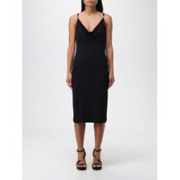 Versace Abito in viscosa stretch Nero Taglia 42