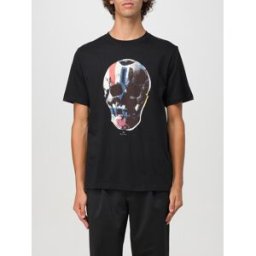 Paul Smith T-shirt Skull in cotone organico con stampa grafica Nero Taglia S