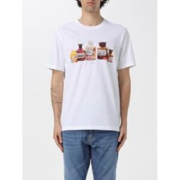 Paul Smith T-shirt in cotone organico con stampa Bianco Taglia XXL