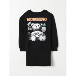 Moschino Abito Teddy in cotone Nero Taglia 12