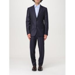 Emporio Armani Abito in lana vergine e seta Blue Taglia 50