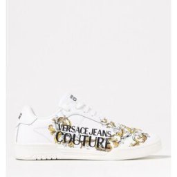 Versace Jeans Couture Sneakers Baroque in pelle Bianco Taglia 43