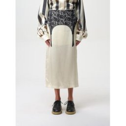 Moschino Gonna con decorazione in pizzo Bianco Taglia 42