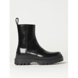 Bottega Veneta Stivaletto Highway in pelle spazzolata con zip Nero Taglia 45