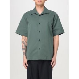 Jil Sander Camicia in cotone e seta Grigio Taglia 41