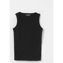 Dsquared2 Canotta basic in cotone Nero Taglia 14