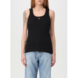 Pinko Canotta in cotone stretch Nero Taglia L