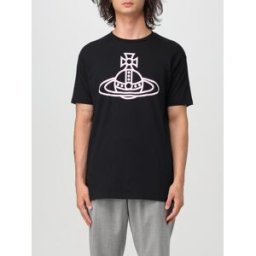 Vivienne Westwood T-shirt in cotone con stampa Nero Taglia S