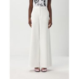 Moschino Pantalone in crêpe Bianco Taglia 40
