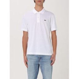 Lacoste Polo basic in cotone con mini logo Bianco Taglia 5