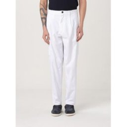 Giorgio Armani Pantalone cargo in cotone stretch Bianco Taglia 48