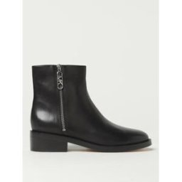 Michael Kors Stivaletto Regan Micheal in pelle con cursore MK Nero Taglia 7½