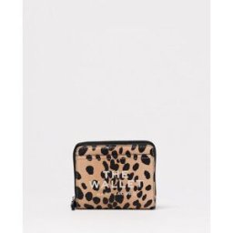 Marc Jacobs Portafoglio The Wallet in pelle animalier Nero Taglia OS