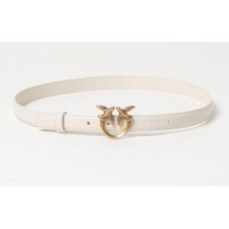 Pinko Cintura Love Birds in pelle Bianco Taglia S
