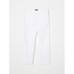 Emporio Armani Pantalone chino in cotone Bianco Taglia 4