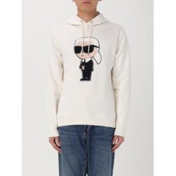 Lagerfeld Felpa con cappuccio Beige Taglia L