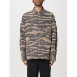 Jil Sander Overshirt in cotone camouflage Militare Taglia 48
