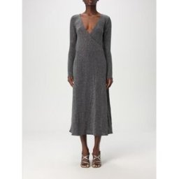 Lagerfeld Abito in tessuto con strass Piombo Taglia M