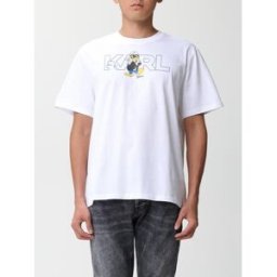 Lagerfeld T-shirt con stampa Disney Bianco Taglia S