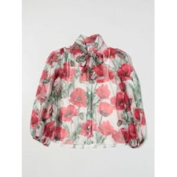 Dolce&Gabbana Camicia in seta con stampa floreale Fantasia Taglia 8