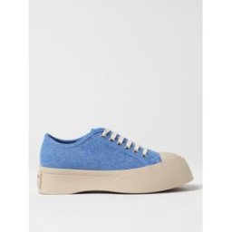 Marni Sneakers Pablo in denim di cotone Celeste Taglia 39