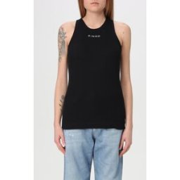 Pinko Canotta in cotone stretch Nero Taglia M