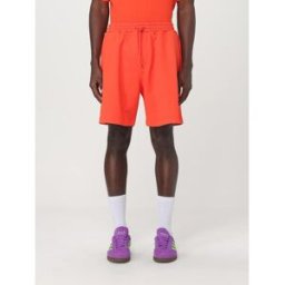 Msgm Pantaloncino jogging in cotone Rosso Taglia L