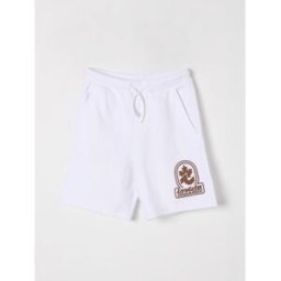 Dsquared2 Pantaloncino jogging in cotone con logo Bianco Taglia 12