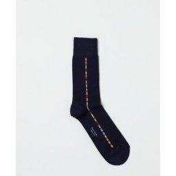 Paul Smith Calze in cotone stretch con motivo jacquard Blue Taglia OS