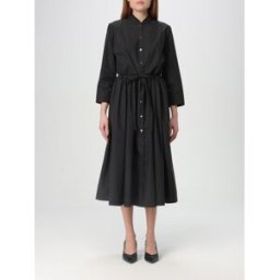 Tory Burch Abito chemisier in cotone Nero Taglia 4