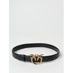 Pinko Cintura Love Birds in pelle Nero Taglia S