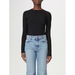 Stella McCartney Body stretch in misto viscosa Nero Taglia S