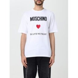 Moschino T-shirt con logo Bianco Taglia 46
