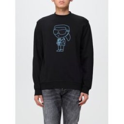 Lagerfeld Felpa in cotone Nero Taglia S