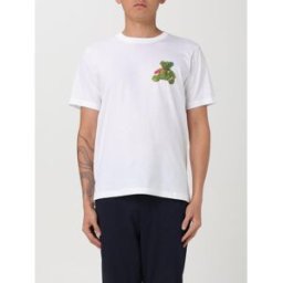 Paul Smith T-shirt in cotone organico con stampa grafica Bianco Taglia M