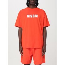 Msgm T-shirt oversize con logo Kids Rosso Taglia L