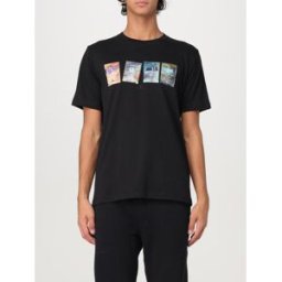 Paul Smith T-shirt in cotone con stampa Nero Taglia XL