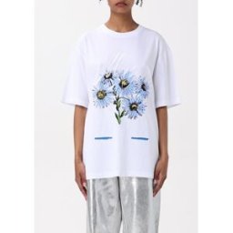 Msgm T-shirt con stampa floreale Bianco Taglia S