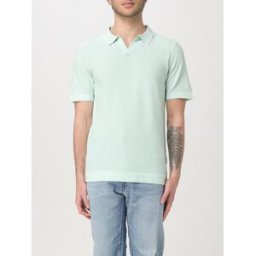 Peuterey Polo in maglia di cotone basic Verde Taglia S