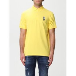 Lagerfeld Polo Ikonik in cotone Giallo Taglia XXL