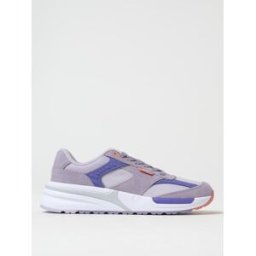 Ea7 Sneakers in camoscio e mesh Lilla Taglia 8